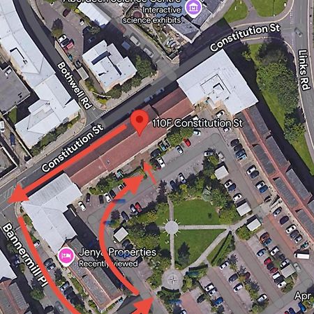 Comfortable, Self Contained 2 Double Beds Town Apartment Near Pittodrie Stadium Aberdeen Exterior foto